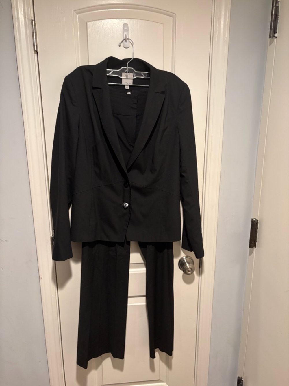Halogen Black Two-Piece Pantsuit
